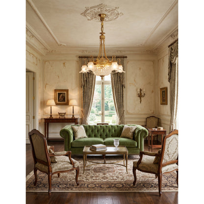 Cliveden Tulip Basket Chandelier