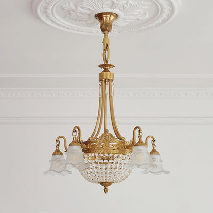 Cliveden Tulip Basket Chandelier
