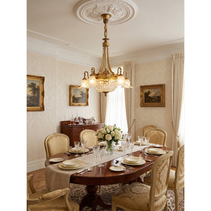 Cliveden Tulip Basket Chandelier