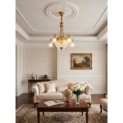Cliveden Tulip Basket Chandelier