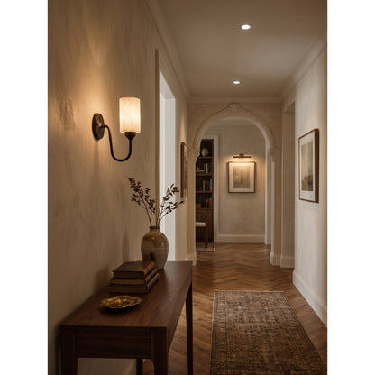 Clyde Alabaster Wall Sconce