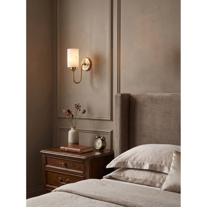 Clyde Alabaster Wall Sconce