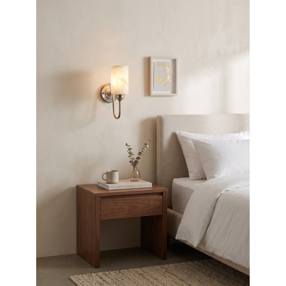 Clyde Alabaster Wall Sconce