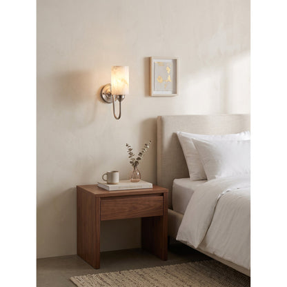 Clyde Alabaster Wall Sconce