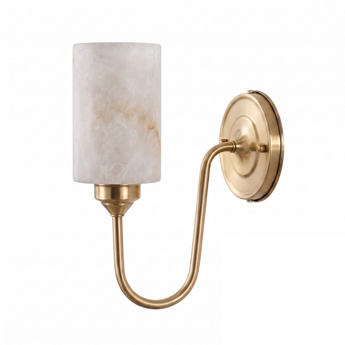 Clyde Alabaster Wall Sconce