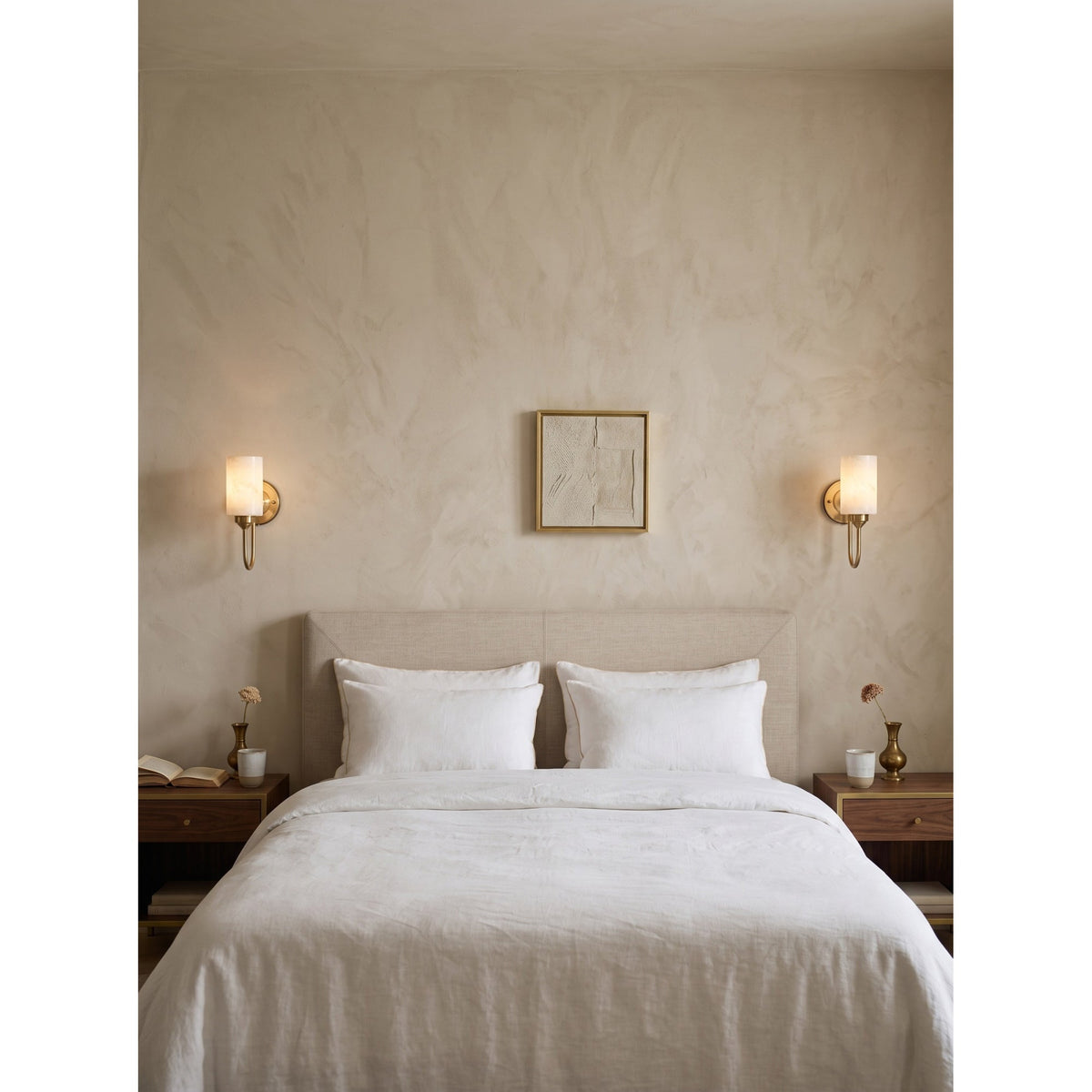Clyde Alabaster Wall Sconce