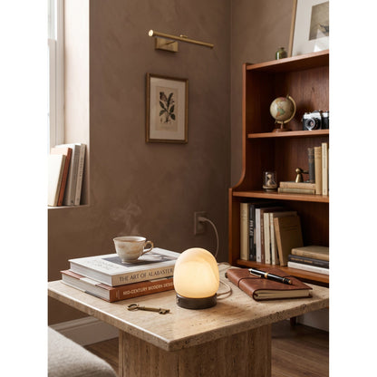 Cosmo Glow Alabaster Table Lamp (Built-in Battery)