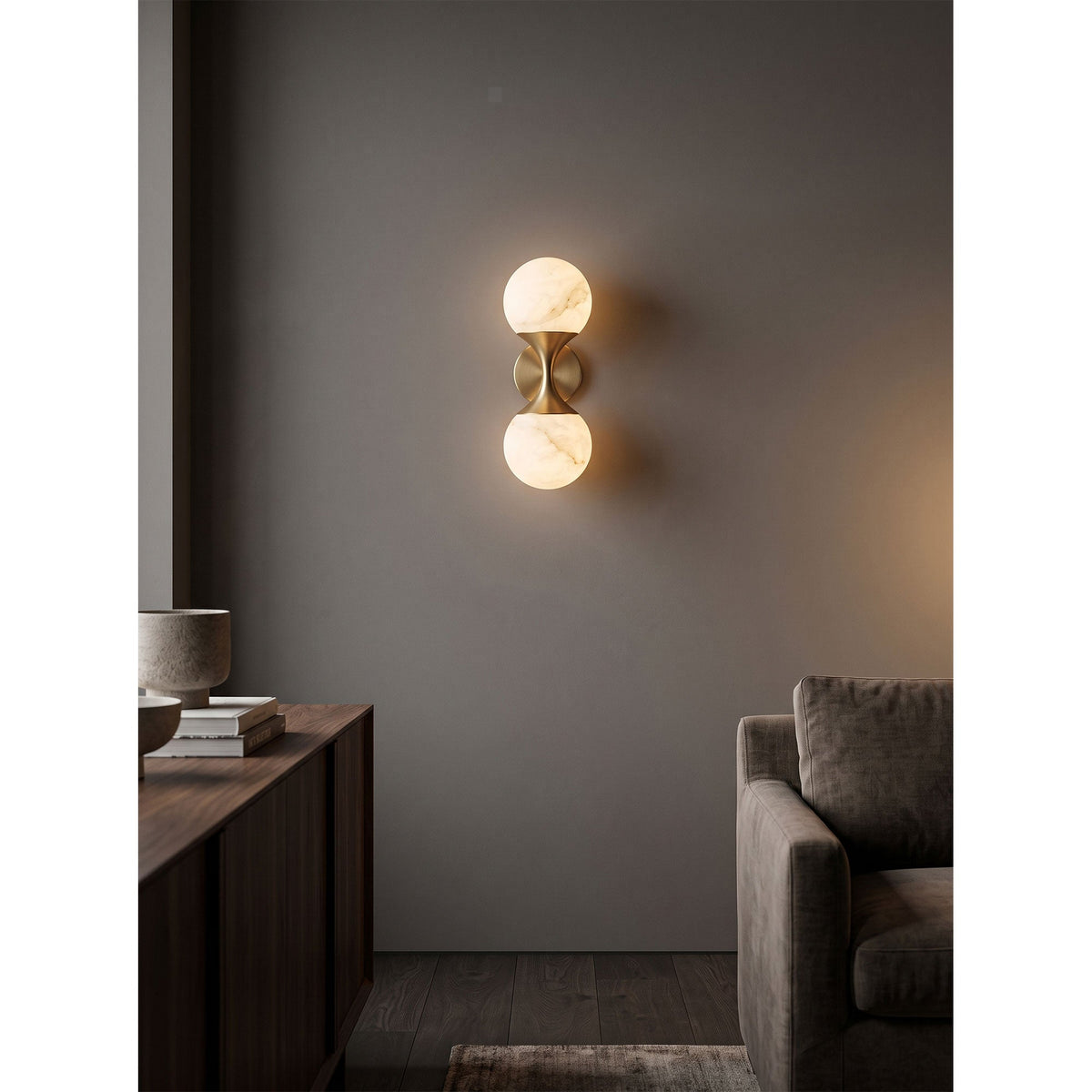 Cristol Alabaster Wall Sconce
