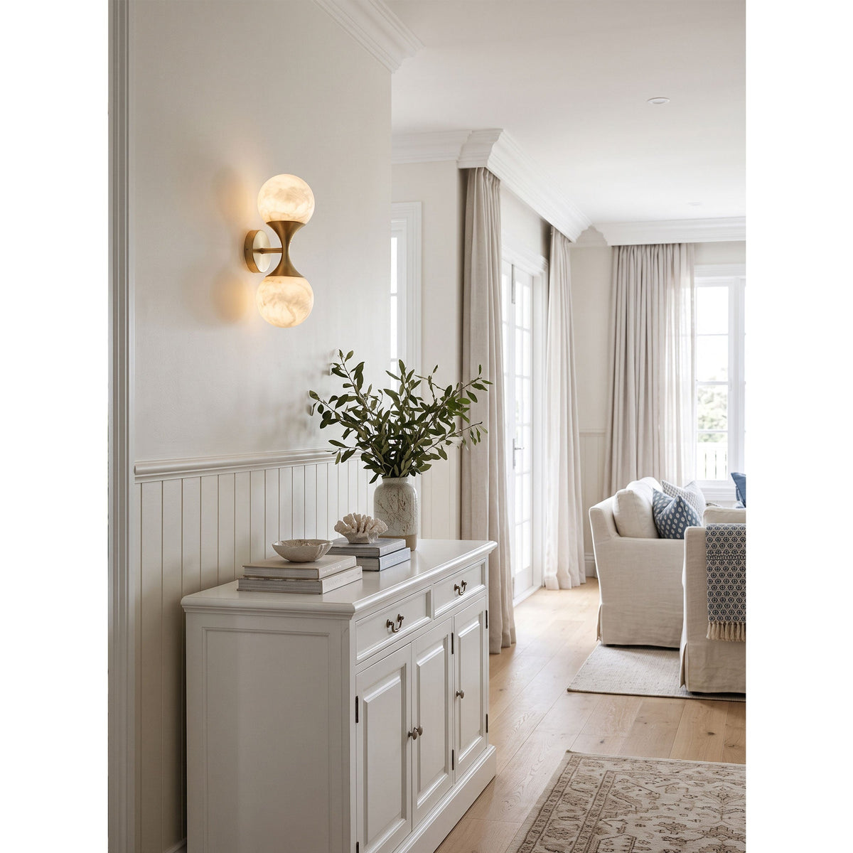 Cristol Alabaster Wall Sconce