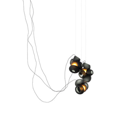 Cumulus Sculptural Glass Cluster Chandelier
