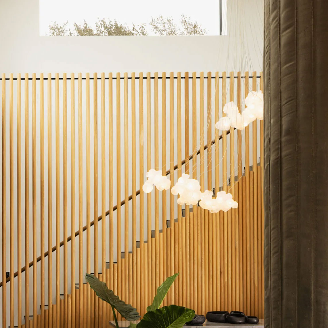 Cumulus Sculptural Glass Cluster Chandelier