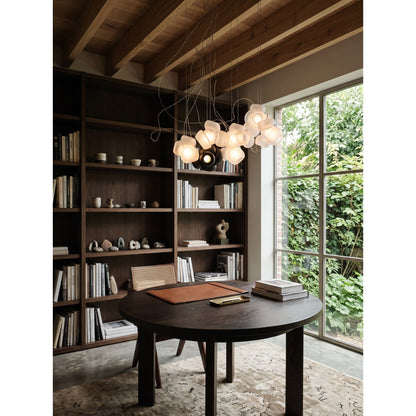 Cumulus Sculptural Glass Cluster Chandelier