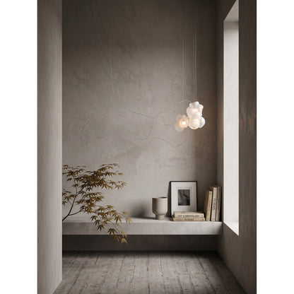 Cumulus Sculptural Glass Cluster Chandelier