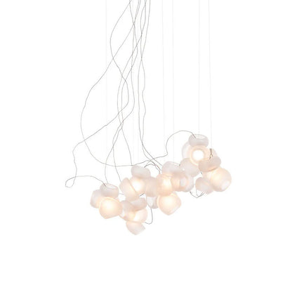 Cumulus Sculptural Glass Cluster Chandelier
