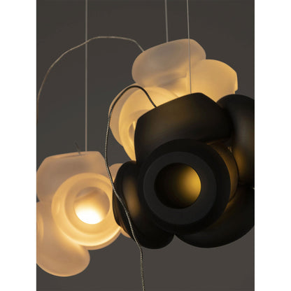 Cumulus Sculptural Glass Cluster Chandelier