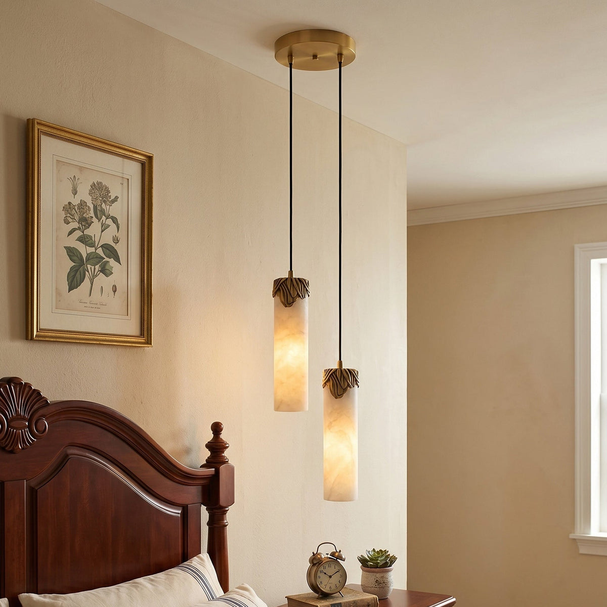 Dansani Lyra Alabaster Chandelier