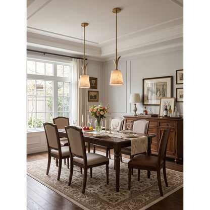 Deering Alabaster Pendant Lamp