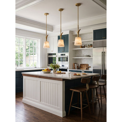 Deering Alabaster Pendant Lamp