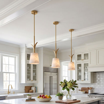 Deering Alabaster Pendant Lamp