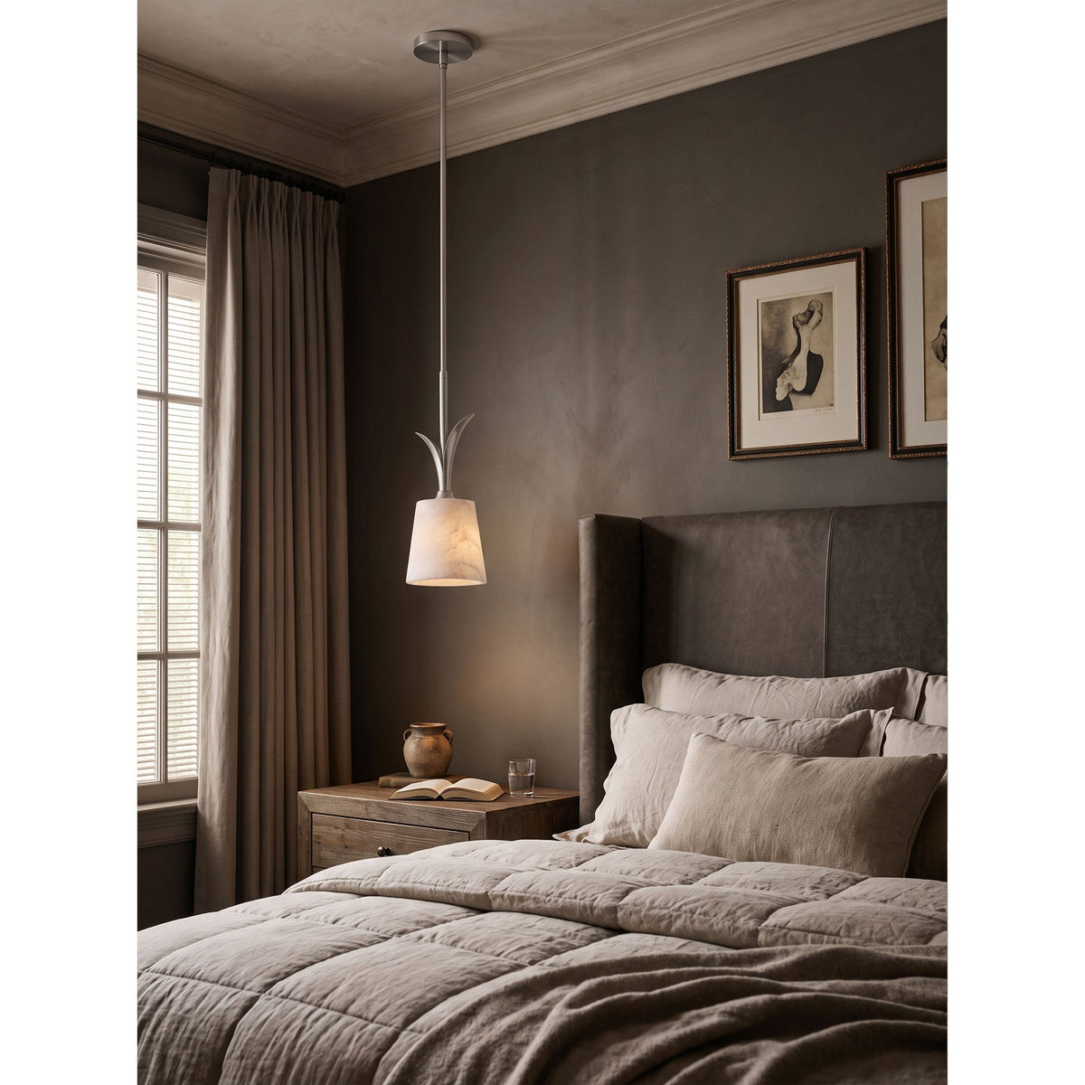 Deering Alabaster Pendant Lamp