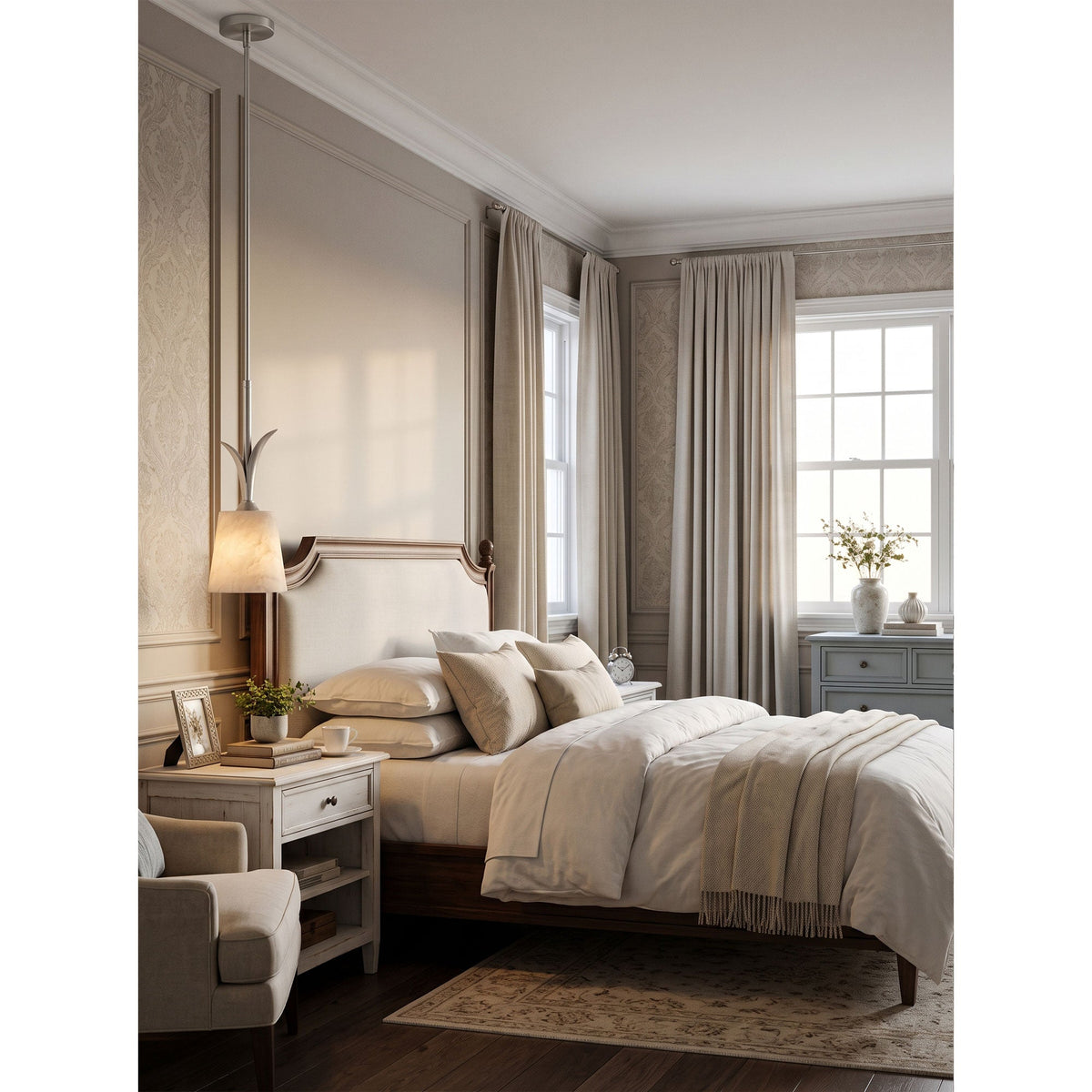 Deering Alabaster Pendant Lamp