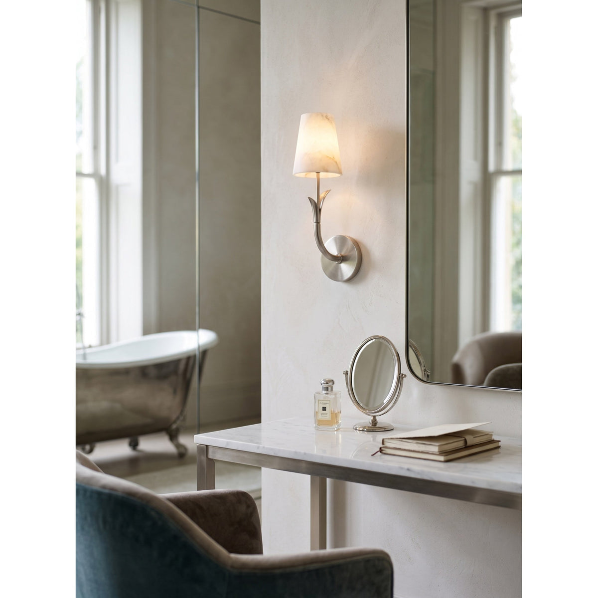 Deering Alabaster Wall Sconce