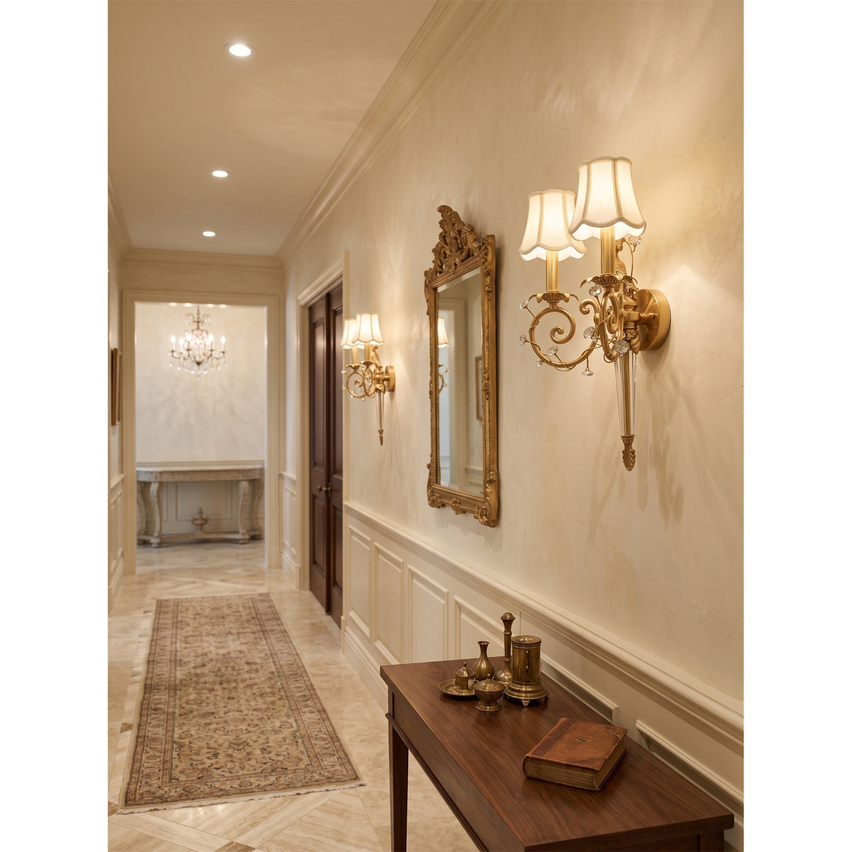 Delphia Peacock Wall Sconce