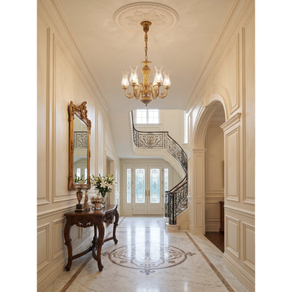 Delray Palm Chandelier