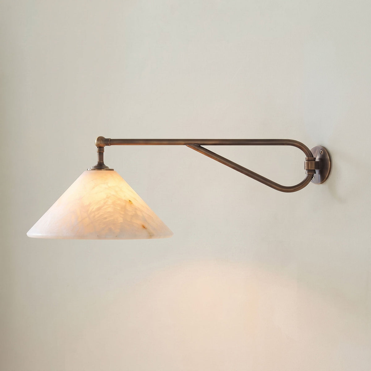 Dionis Alabaster Wall Sconce