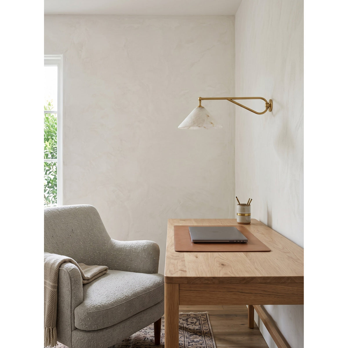 Dionis Alabaster Wall Sconce