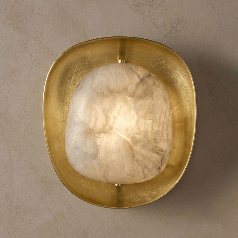 Dormus Alabaster Wall Sconce