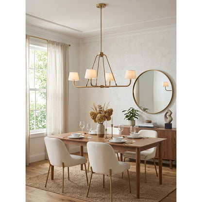 Dudley Brass Chandelier