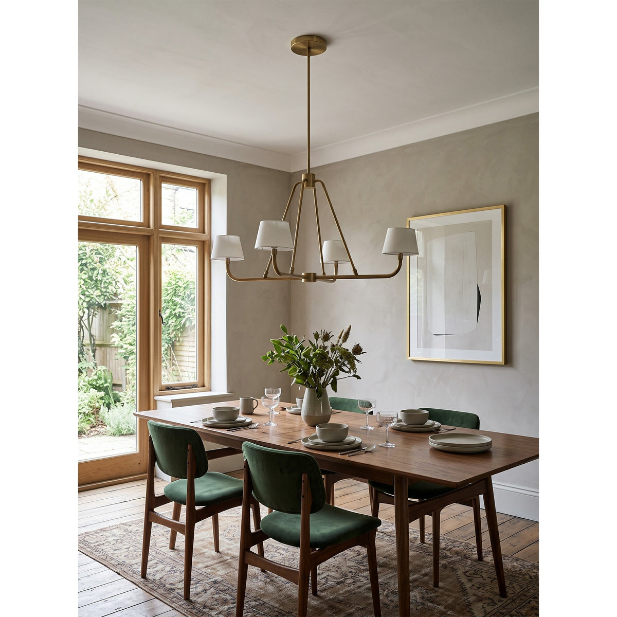 Dudley Brass Chandelier