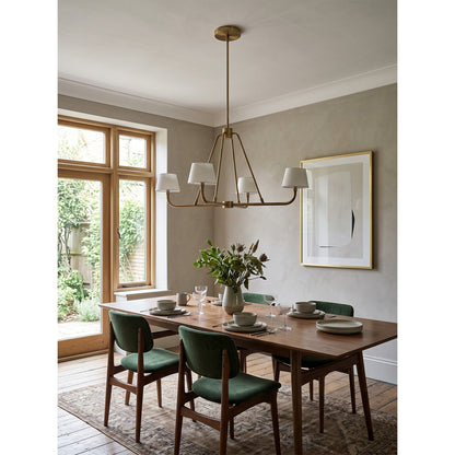 Dudley Brass Chandelier