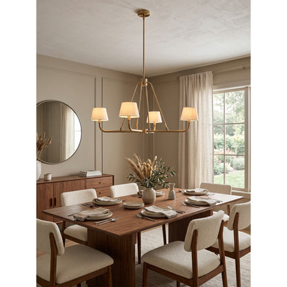Dudley Brass Chandelier
