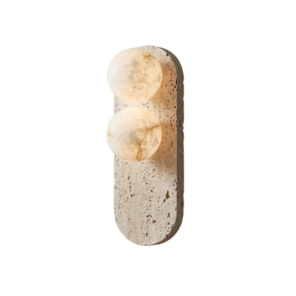 Eccolo Travertine Wall Sconce