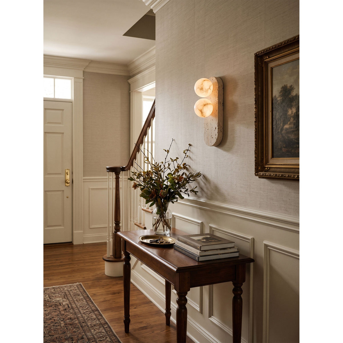 Eccolo Travertine Wall Sconce