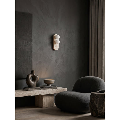 Eccolo Travertine Wall Sconce