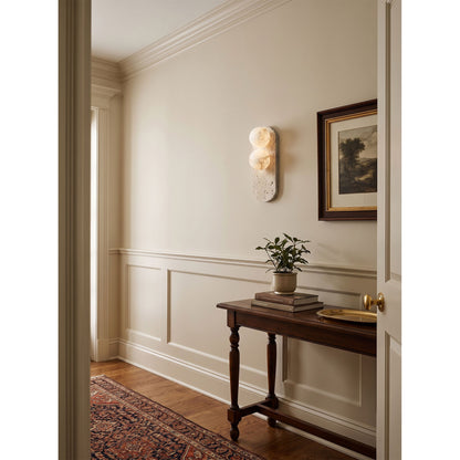 Eccolo Travertine Wall Sconce