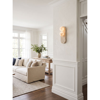 Eccolo Travertine Wall Sconce