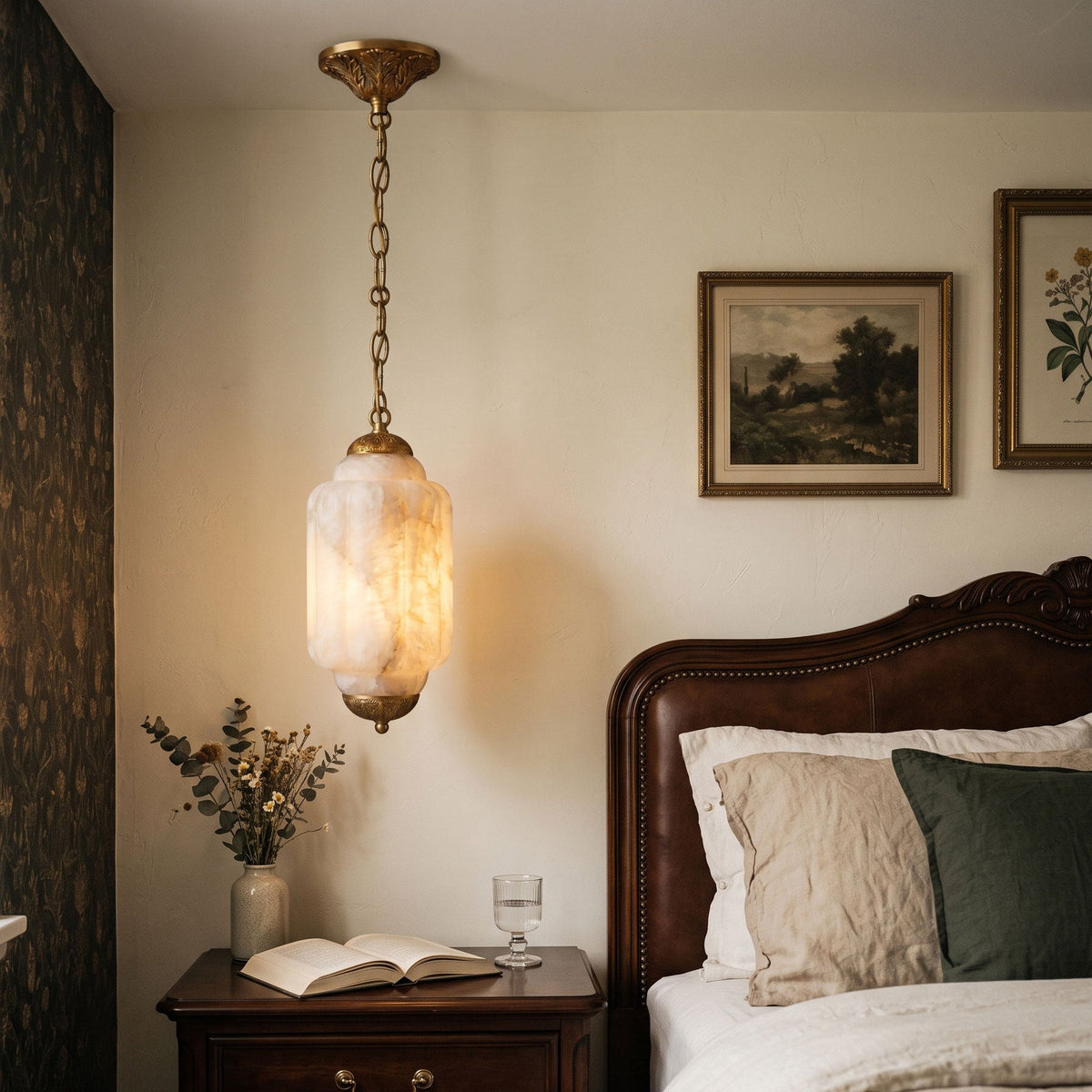 Eloise Scallop Alabaster Pendant Lamp