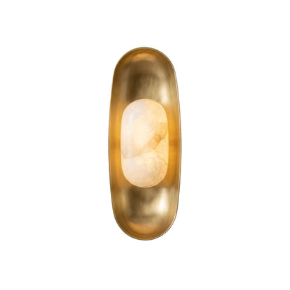 Esculpa Alabaster Wall Sconce