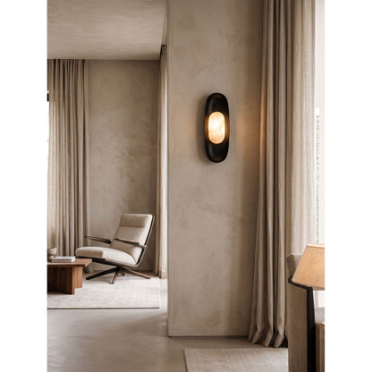 Esculpa Alabaster Wall Sconce