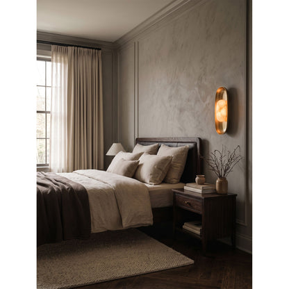 Esculpa Alabaster Wall Sconce