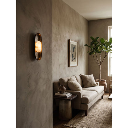 Esculpa Alabaster Wall Sconce