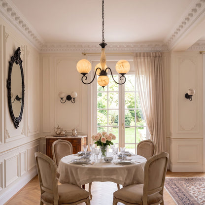Evelyn Alabaster Chandelier