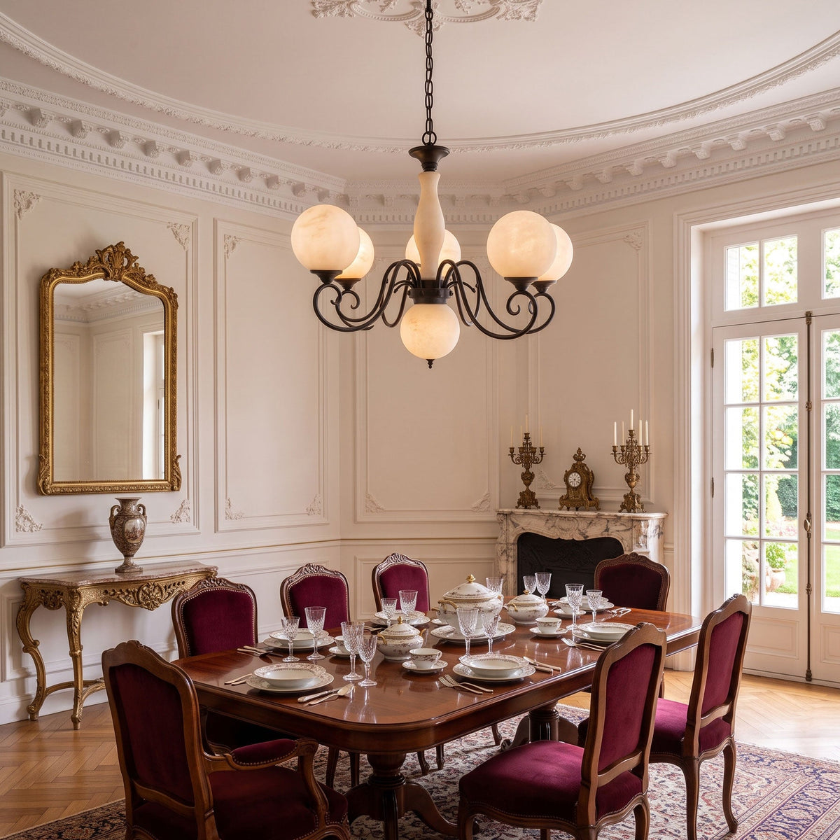 Evelyn Alabaster Chandelier