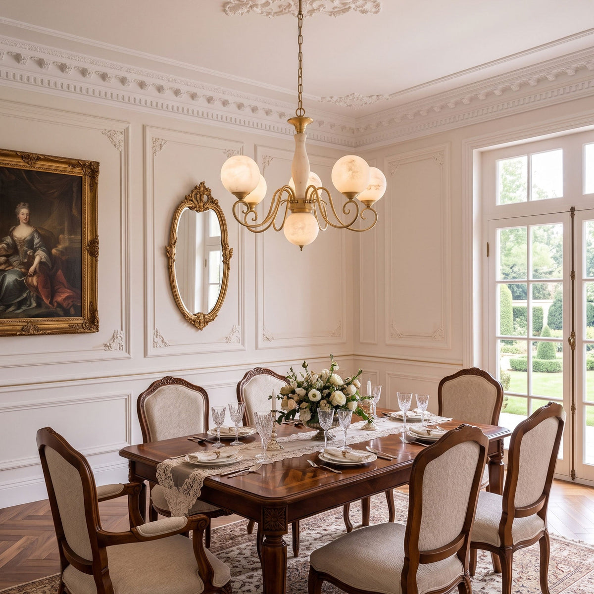 Evelyn Alabaster Chandelier