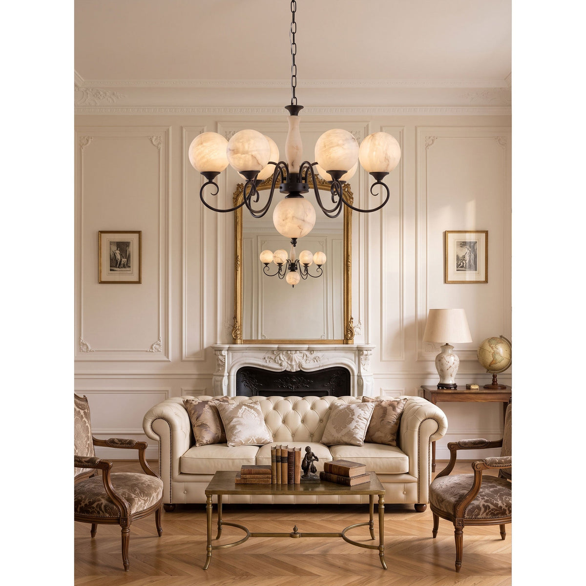 Evelyn Alabaster Chandelier