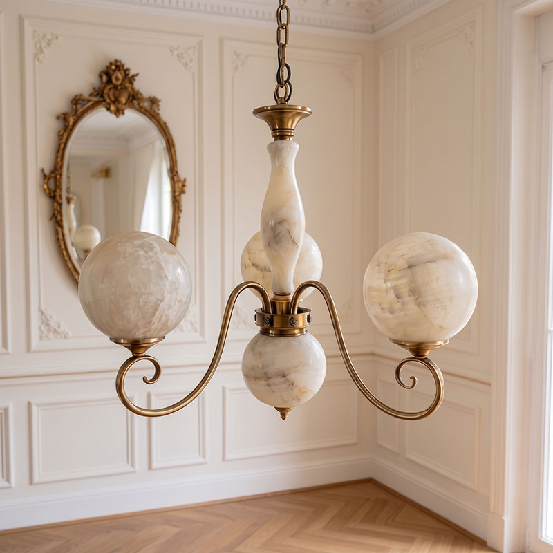 Evelyn Alabaster Chandelier